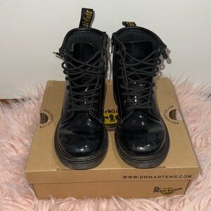 Kids Dr. Martens Black Boots